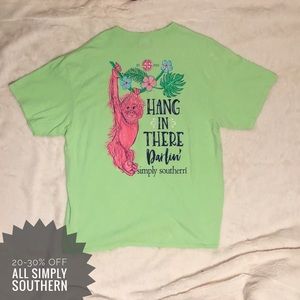 Simply Southern Lime Green Short Sleeve Tee